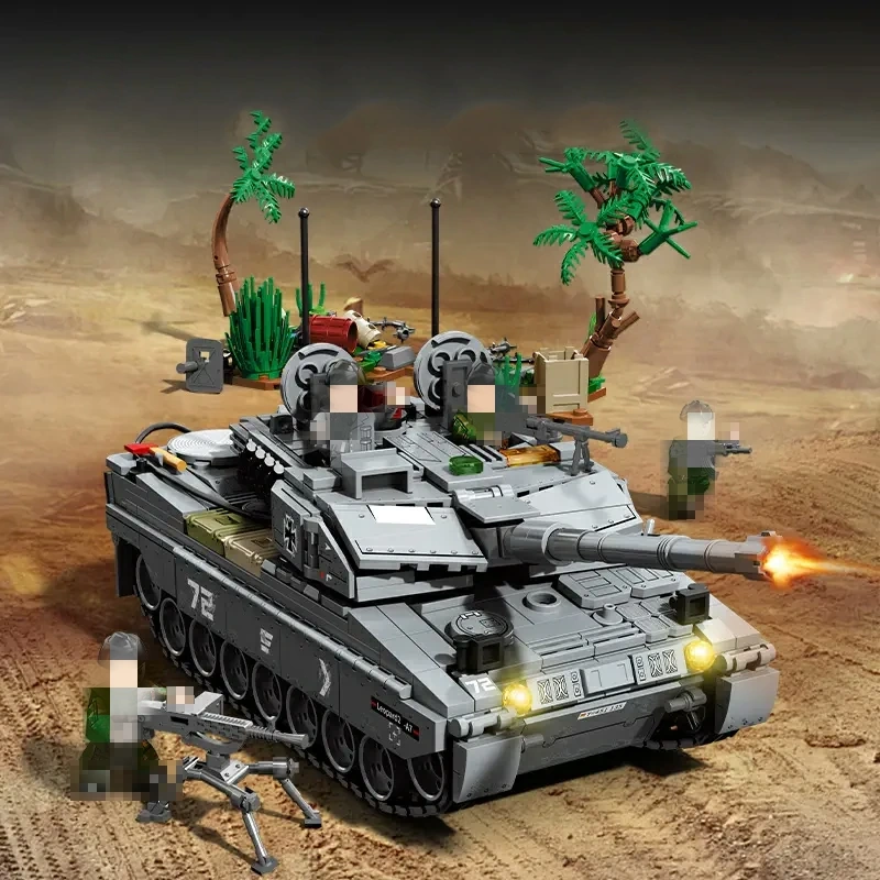 SEMBO 207217 Leopard 2A7 Main Battle Tank Military