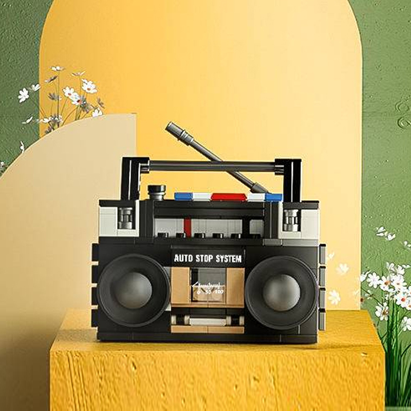 JAKI 8215 Creator 1988S Retro Boombox Building Blocks ***pcs
