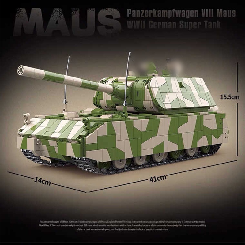 [Deal] QUANGUAN 100234 Panzerkampfwagen VIII Maus Military