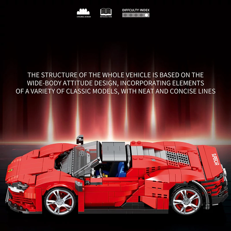 Reobrix 11026 1:16 Ferrari Daytona SP3 Car Technic
