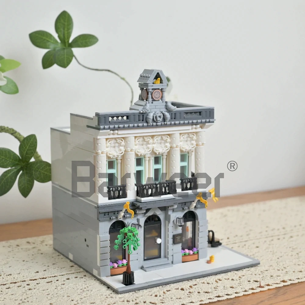 [Mini Micro Bricks] JiQing JQ10004 Bank Modular Buildings