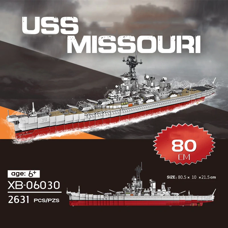 XINGBAO XB-06030 Warship：USS Missouri Military