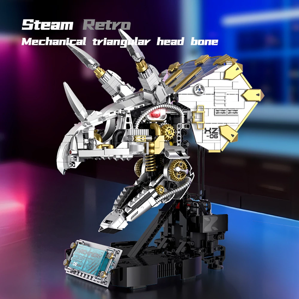 XINZHUAN Mechanical dinosaur skull Monster Dinosaur