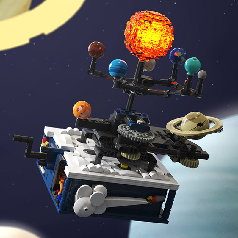 TuoMu T5002 Space Series Rotating Solar System Building Blocks 775±pcs Bricks from China.