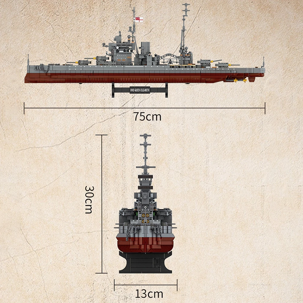 Forange FC4207 Queen Elizabeth Class Battleship Military