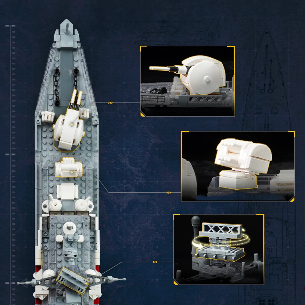 Keeppley 23031 Type 052 Destrdyer Military