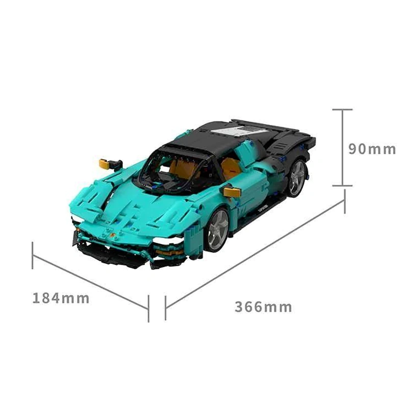 TUOMU T1001 Block Racing Aurora FL Technic