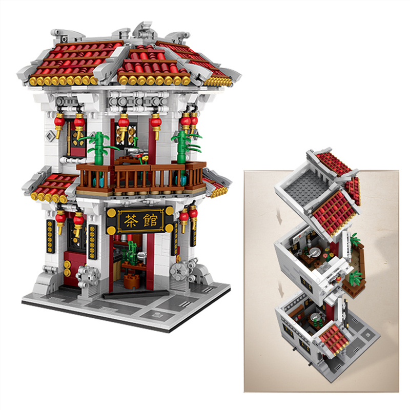 [Deal] LOZ 1023 Ancient Street Teahouse Modular Buildings