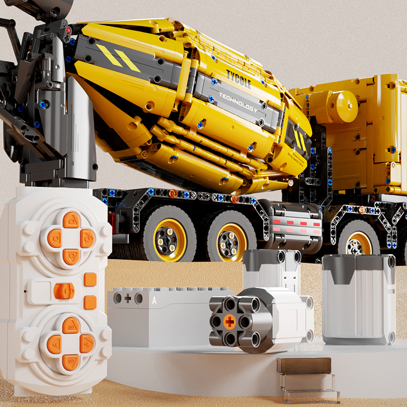 T4005 Technic Motor Mixer Truck Building Blocks 3388pcs Bricks Toys From China Delivery.