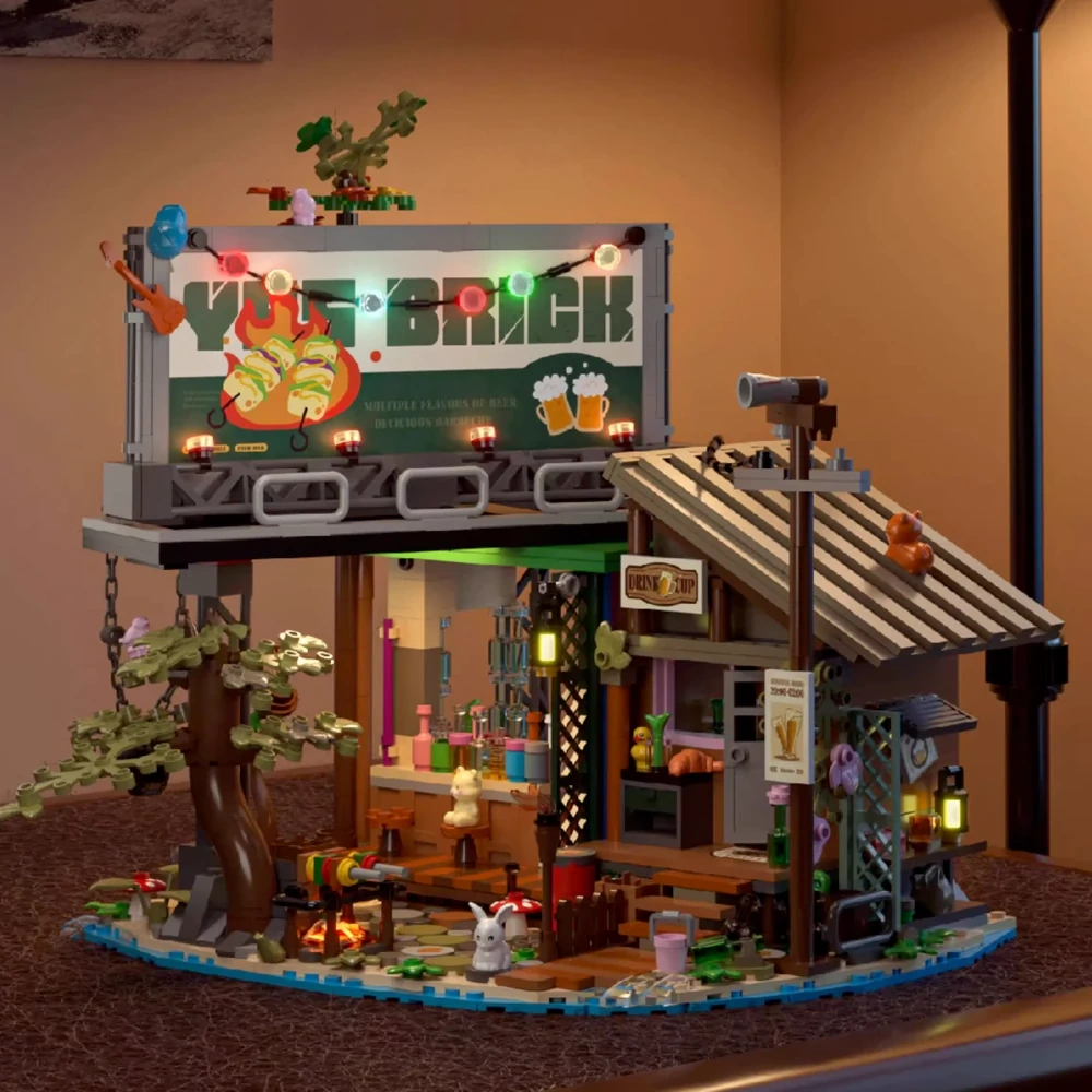 [Mini Micro Bricks] BrickYes 6032 Pier Bar Modular Buildings
