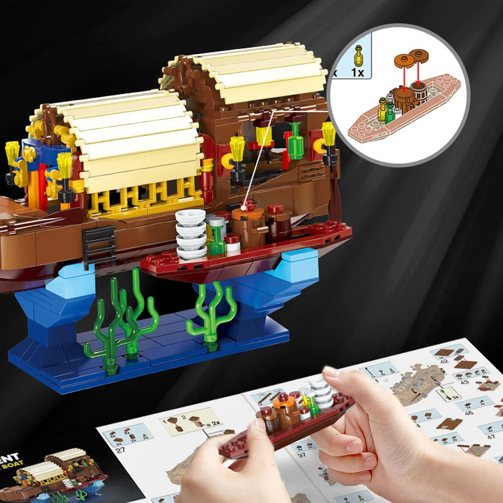 XINGBAO XB-18013 Ancient Chinese Boat Technic
