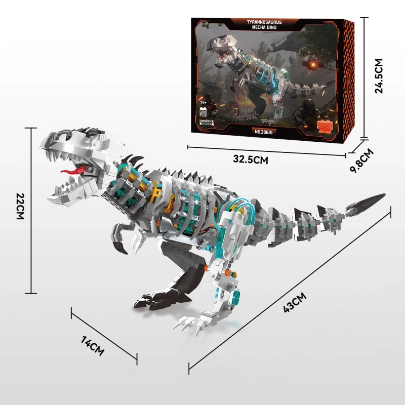 Iambrick 30601 Tyrannosauruss Mecha Dino Monster Dinosaur