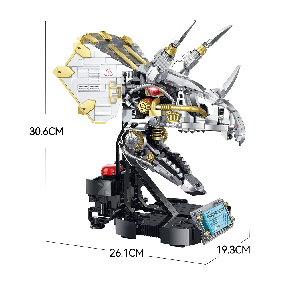XINZHUAN Mechanical dinosaur skull Monster Dinosaur