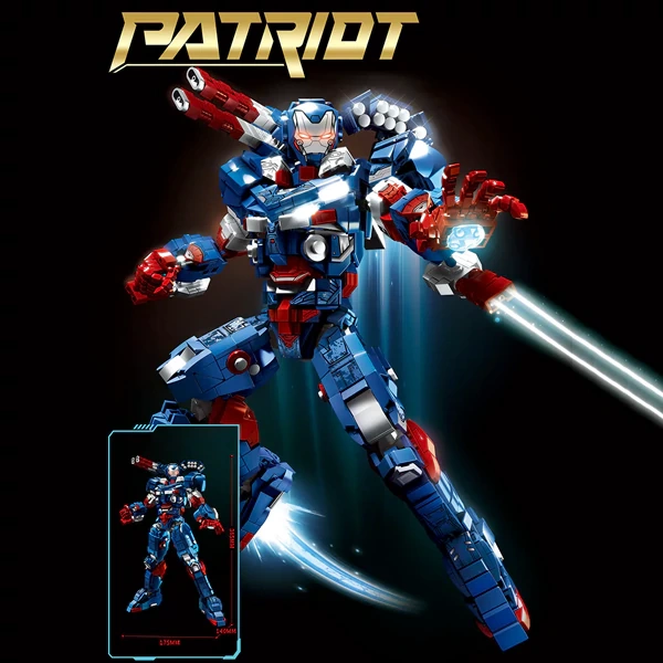 LY 76100 Iron Patriot Super Heroes