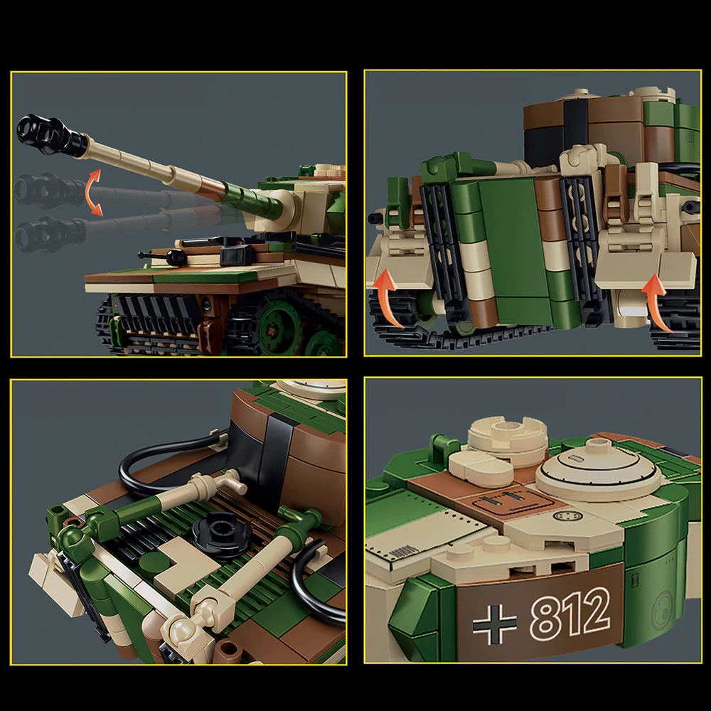 Leyi 66083 TIGER TANK Military