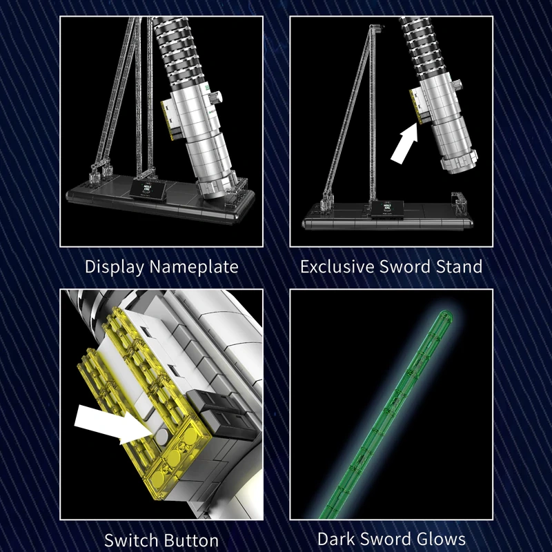 MouldKing 10140 Luke Lightsaber Star Wars