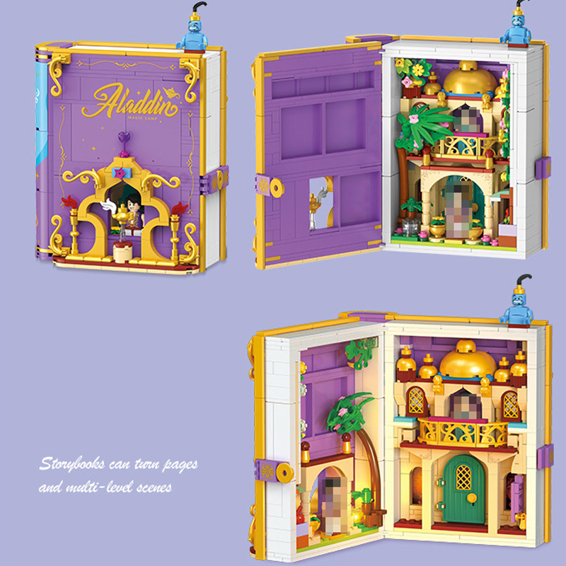 JIESTAR 9053-9056 Three-dimensional fairy tale book Creator Expert