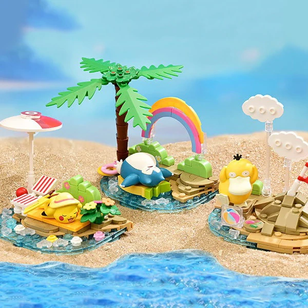 [Deal] Keeppley Pokemon Home Beach Party Theme Movie & Game
