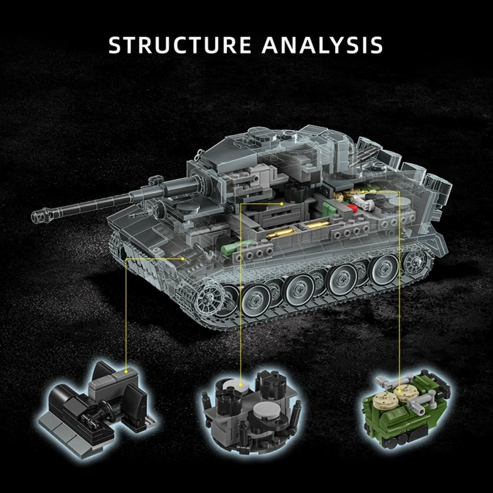 12GO 97015 TIGER TANK NO.1322 Military