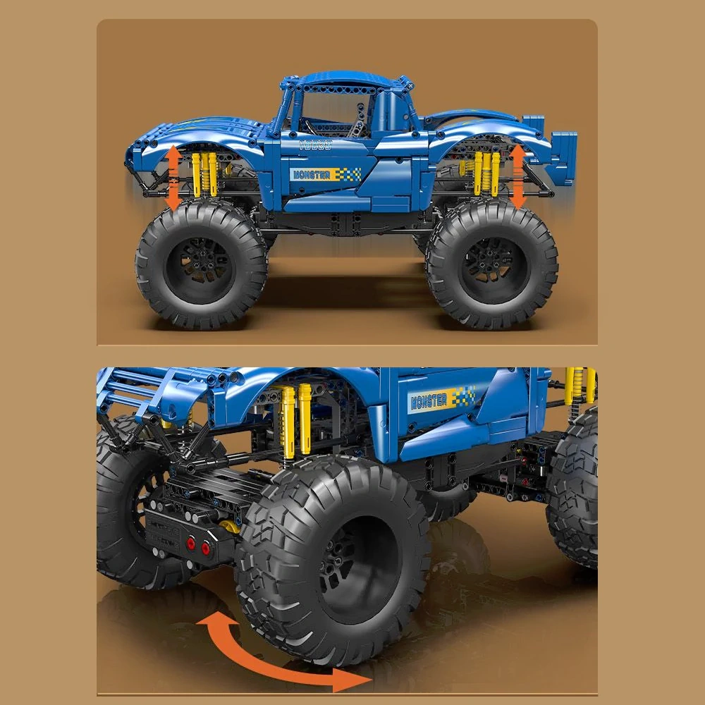 MouldKing 18039 Bigfoot Monster Truck Technic