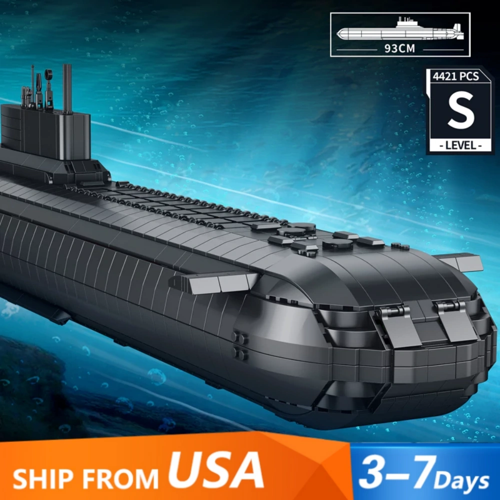 [Pre-sale] Panlos 628020 Project 941 Shark Typhoon Class Nuclear Submarine Military US Warehouse Express