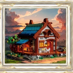 613008 Medieval Blacksmith Shop 1707±pcs