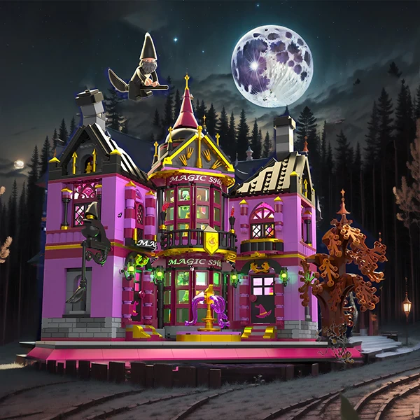 [Pre-Sale] [Mini Micro Bricks] ZHEGAO 612020 Happy Magic Shop Modular Buildings