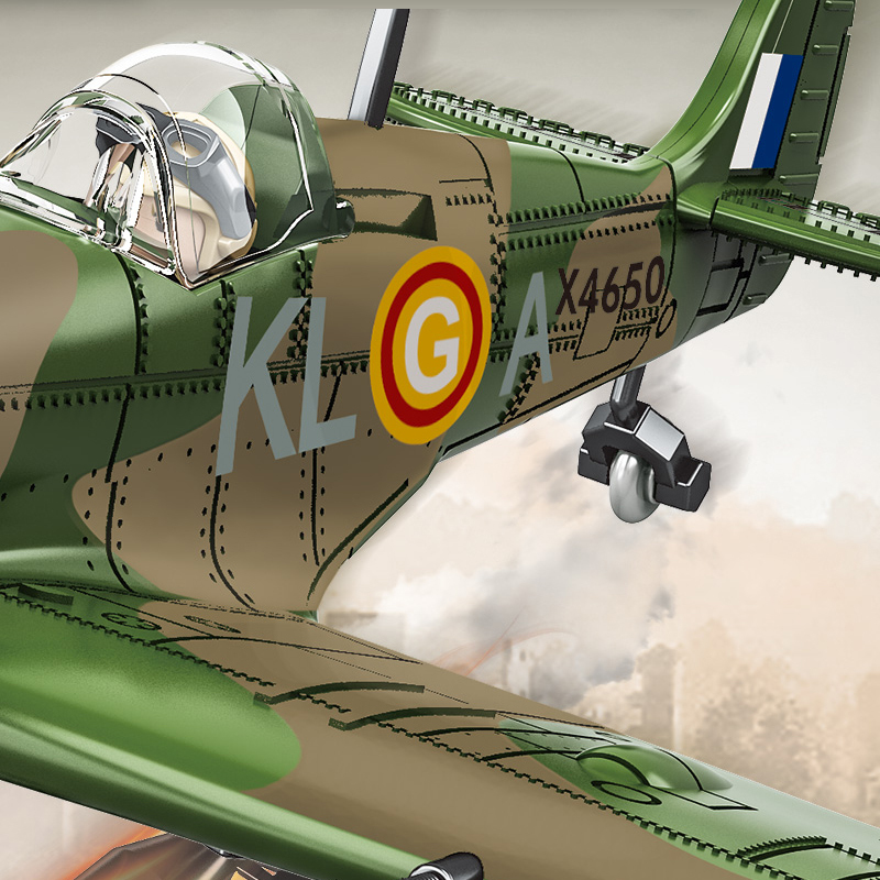 Meilian 98302 British Spitfire Fighter Military
