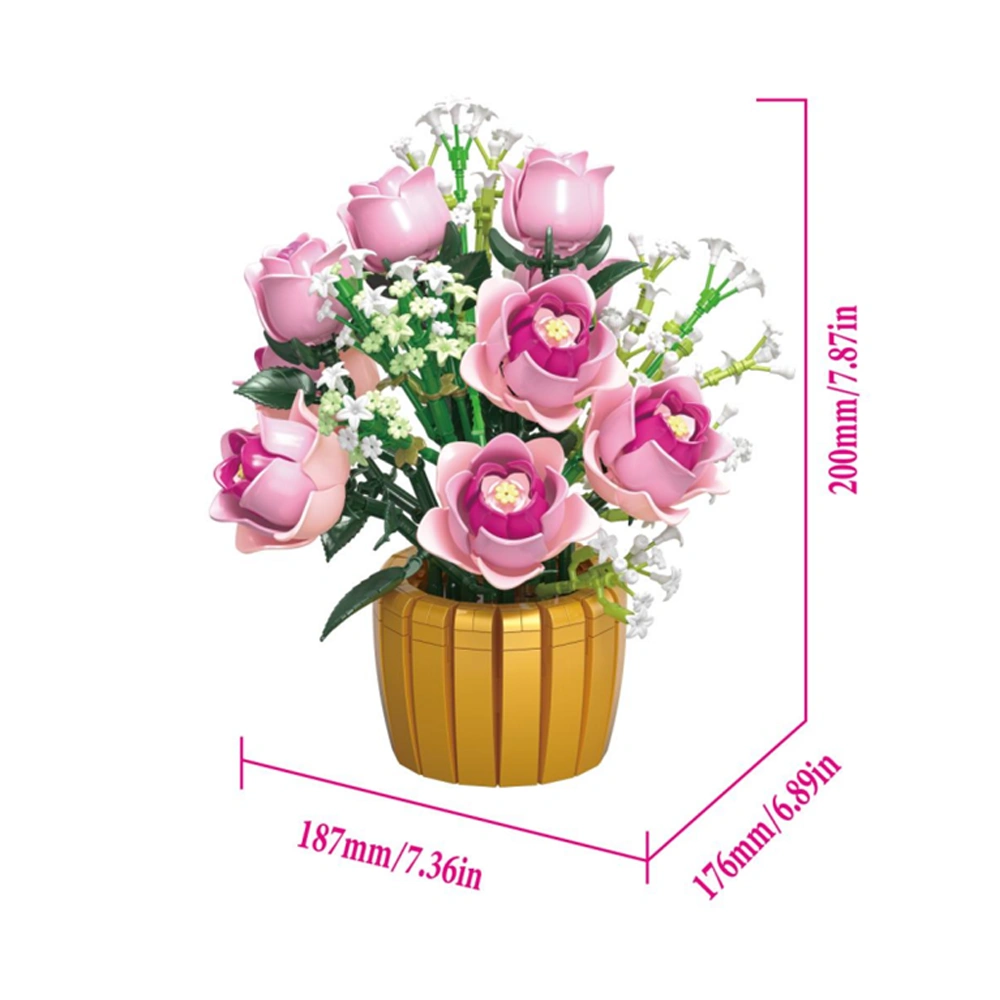 FreeTribe 11013 Pink Roses Creator Expert