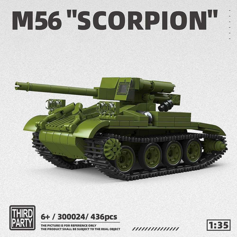 ThirdParty 300024 M56 Scorpion Tank Military