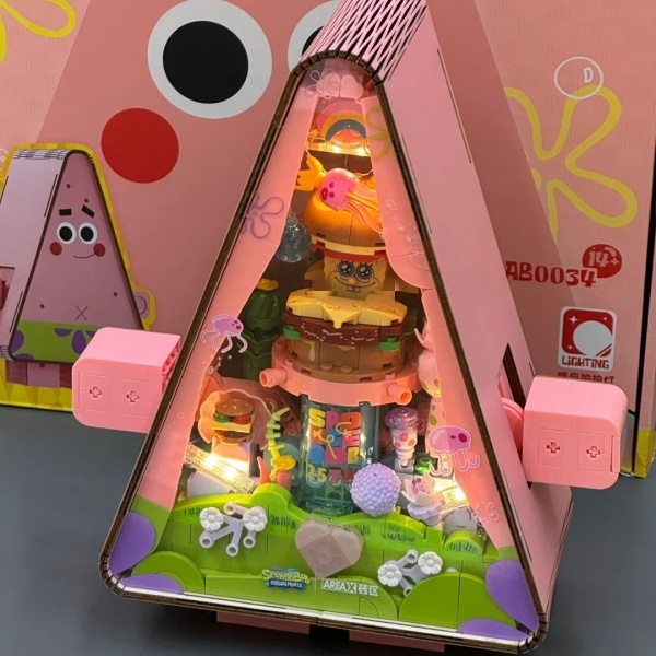 AREA-X SpongeBob SquarePants Patrick Star Sweetheart Party Movie & Game