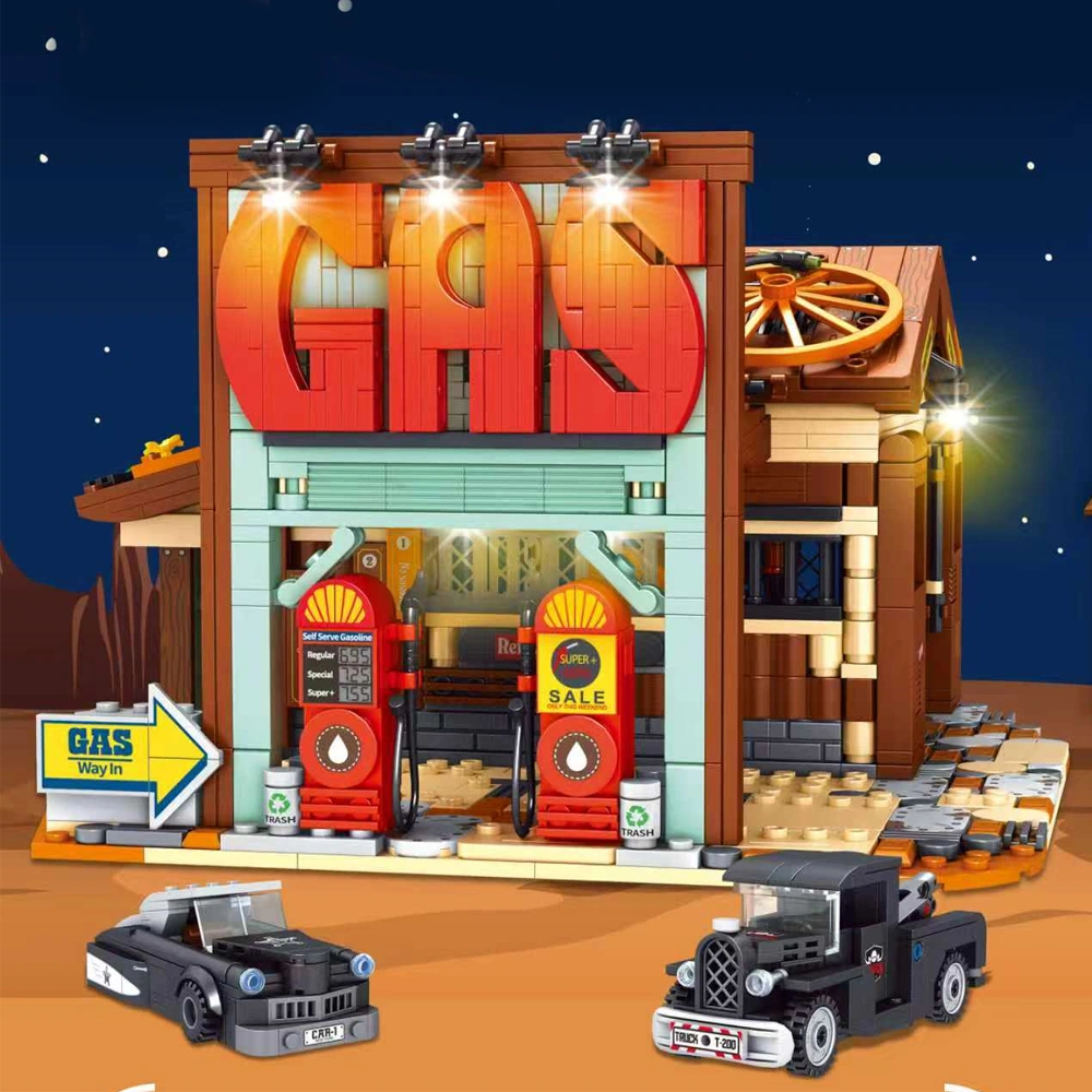 CBOX JD111 Cowboy City Gas Station Modular Buildings