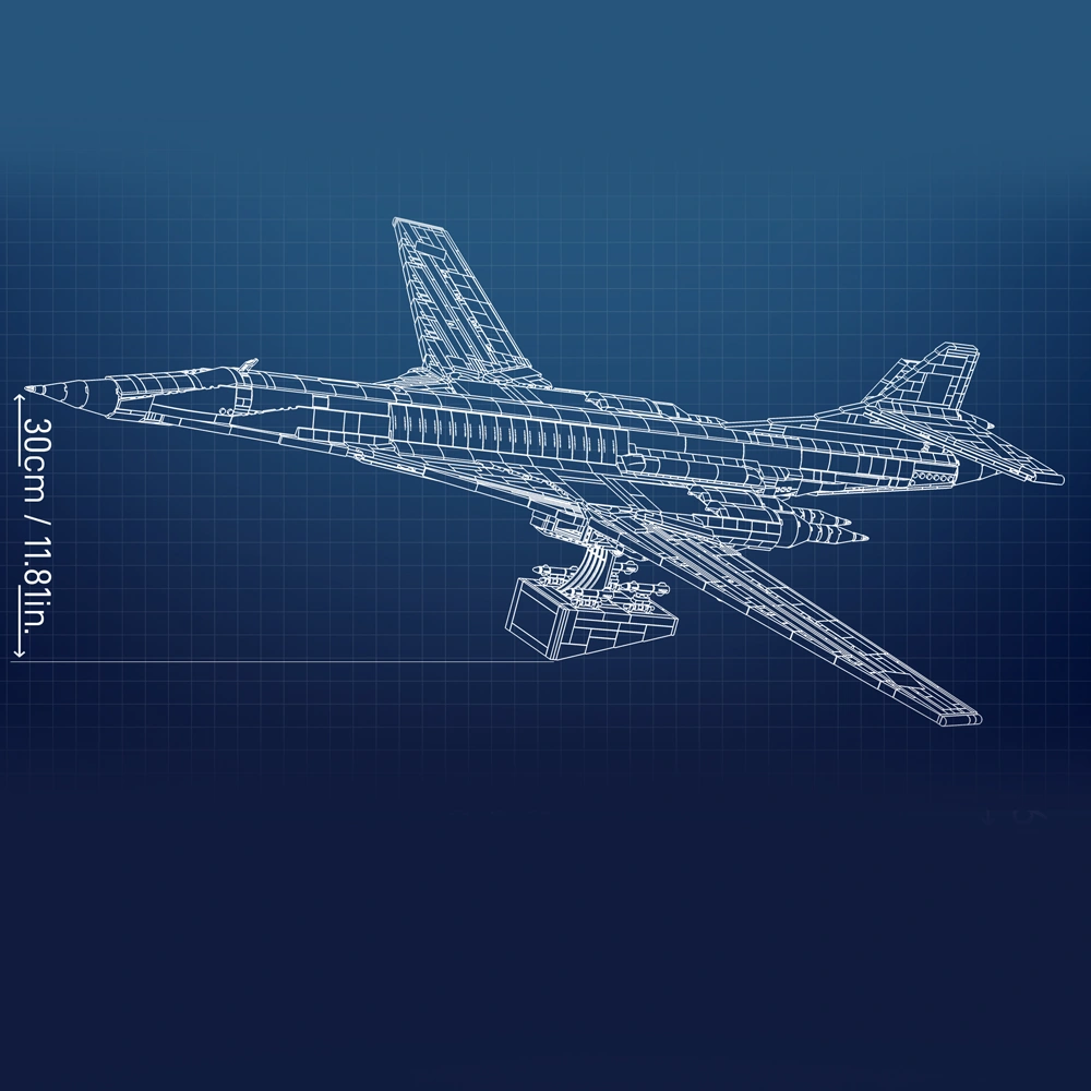 JIESTAR JJ9226 Tu-160 Strategic Bomber Military