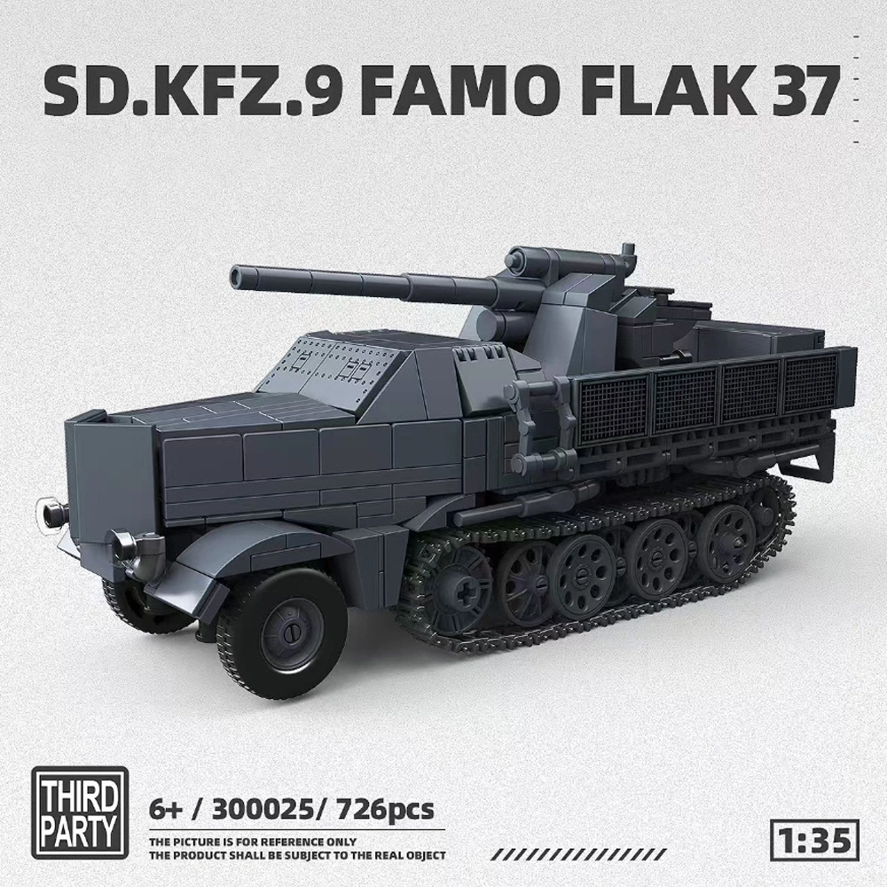 ThirdParty 300025 SD.KFZ.9 Famo Flak 37 Military
