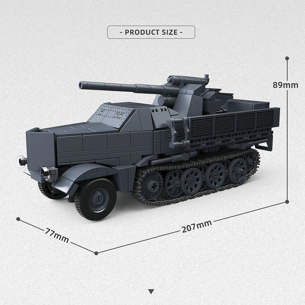 ThirdParty 300025 SD.KFZ.9 Famo Flak 37 Military