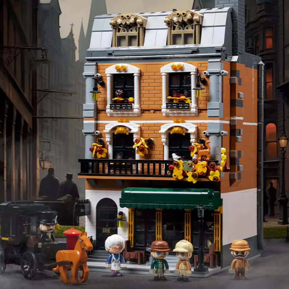 Pantasy 85014 Sherlock Holmes Baker Street 221B Apartment Modular Building