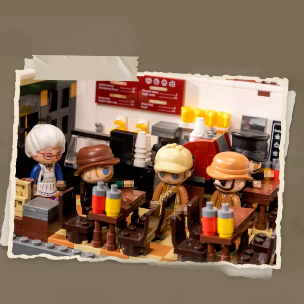 Pantasy 85014 Sherlock Holmes Baker Street 221B Apartment Modular Building