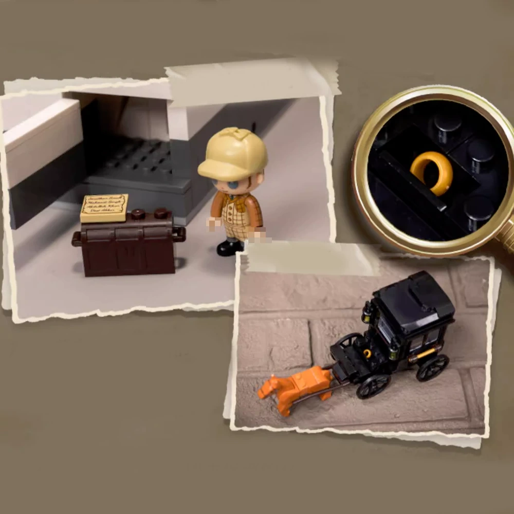 Pantasy 85014 Sherlock Holmes Baker Street 221B Apartment Modular Building