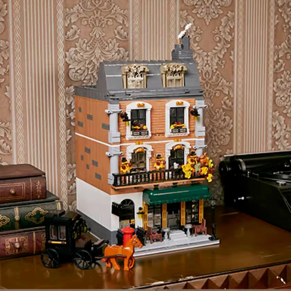 Pantasy 85014 Sherlock Holmes Baker Street 221B Apartment Modular Building