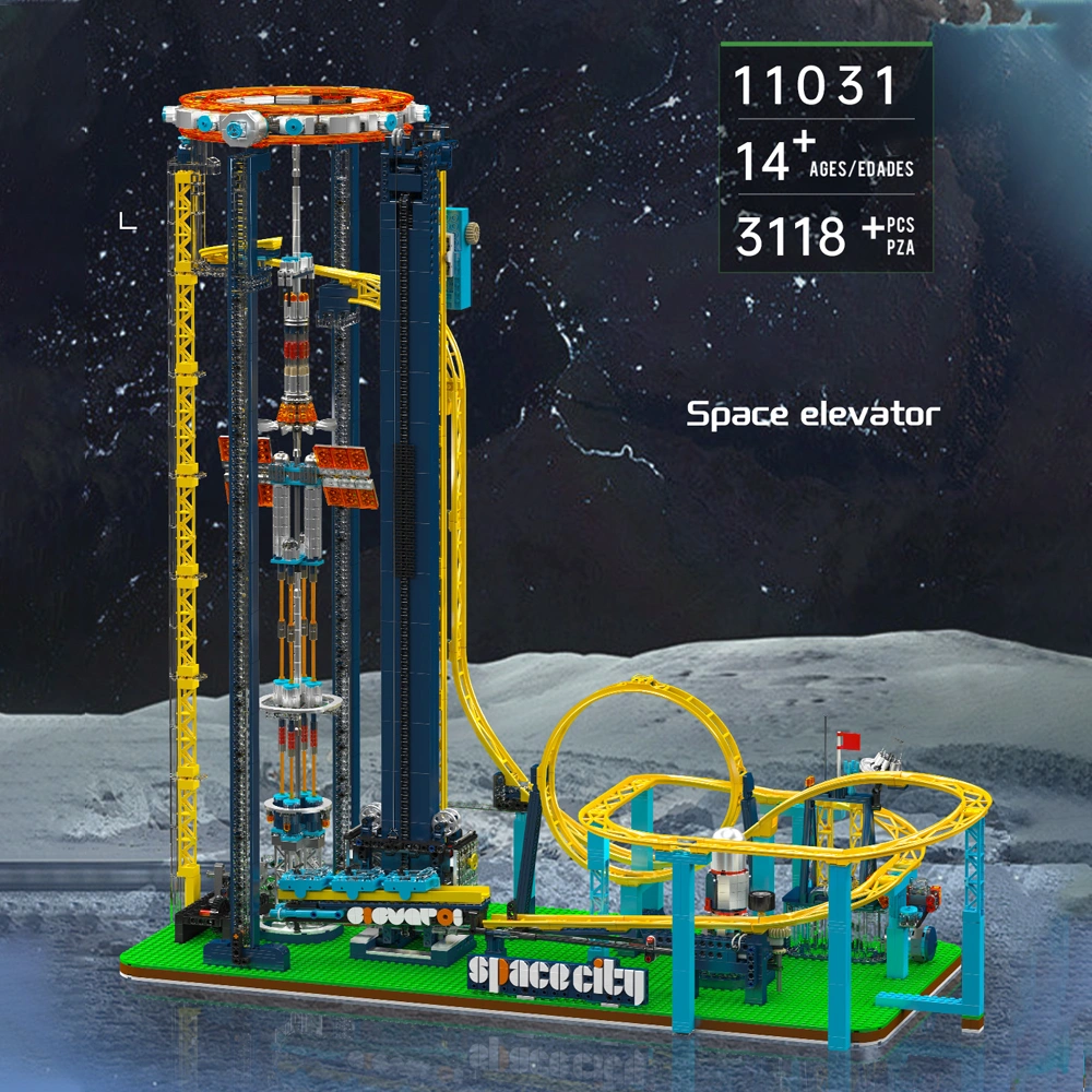 Mould King 11031 ブロック ローラーコースター MouldKing 11031 Space Elevator Creator Expert