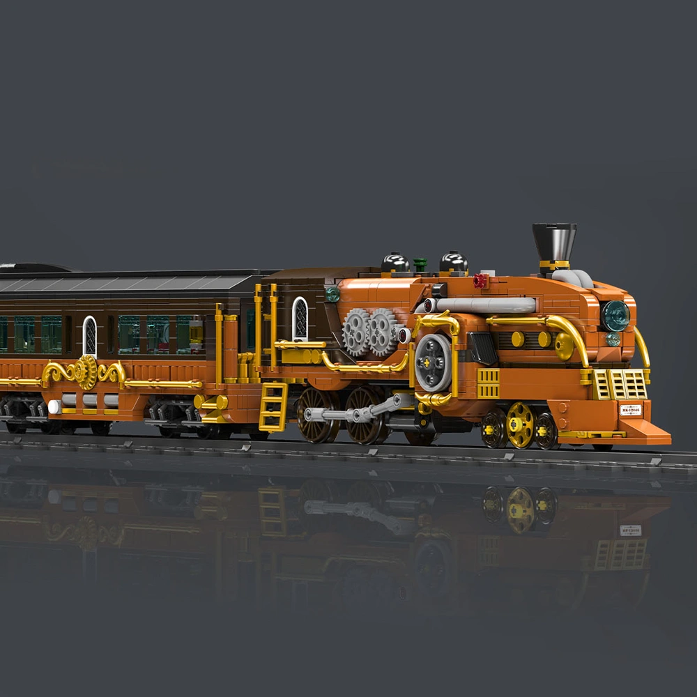 MouldKing 12046 Steampunk Train Technic