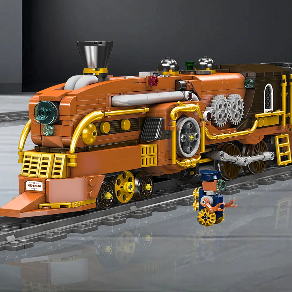 MouldKing 12046 Steampunk Train Technic