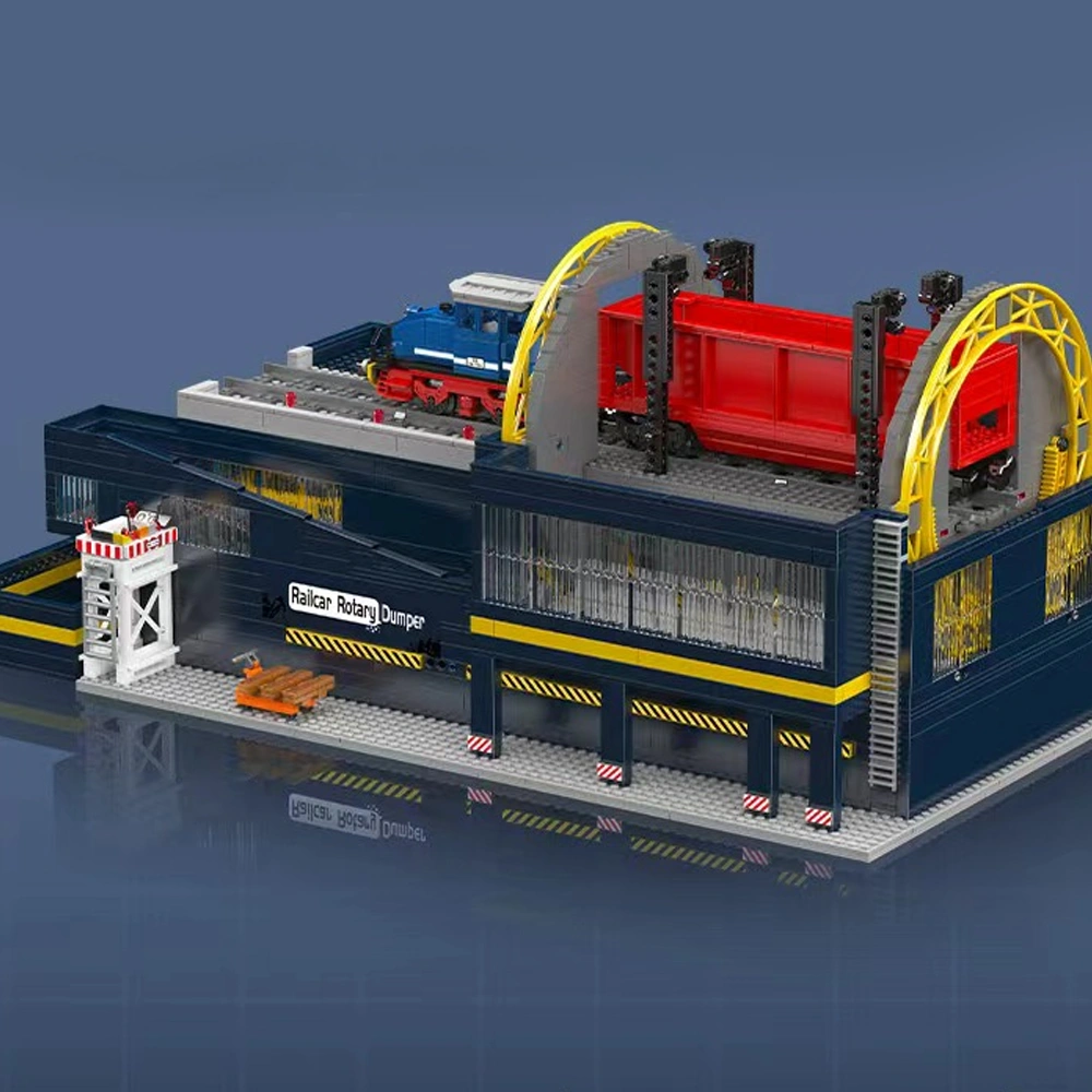 MouldKing 17094 Railcar Rotary Dumper Technic