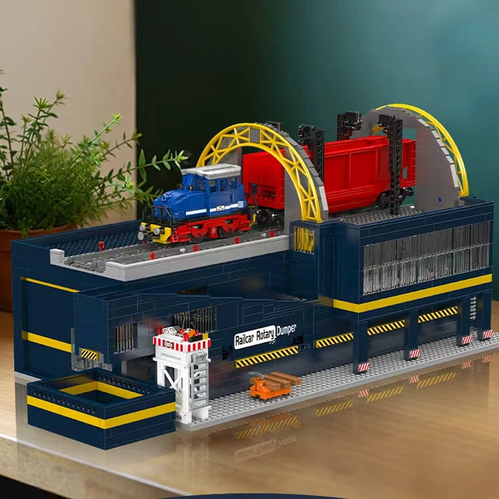 MouldKing 17094 Railcar Rotary Dumper Technic