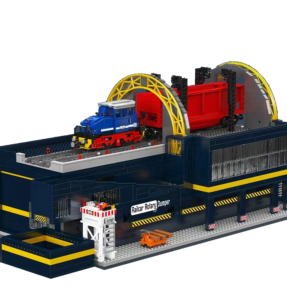 MouldKing 17094 Railcar Rotary Dumper Technic
