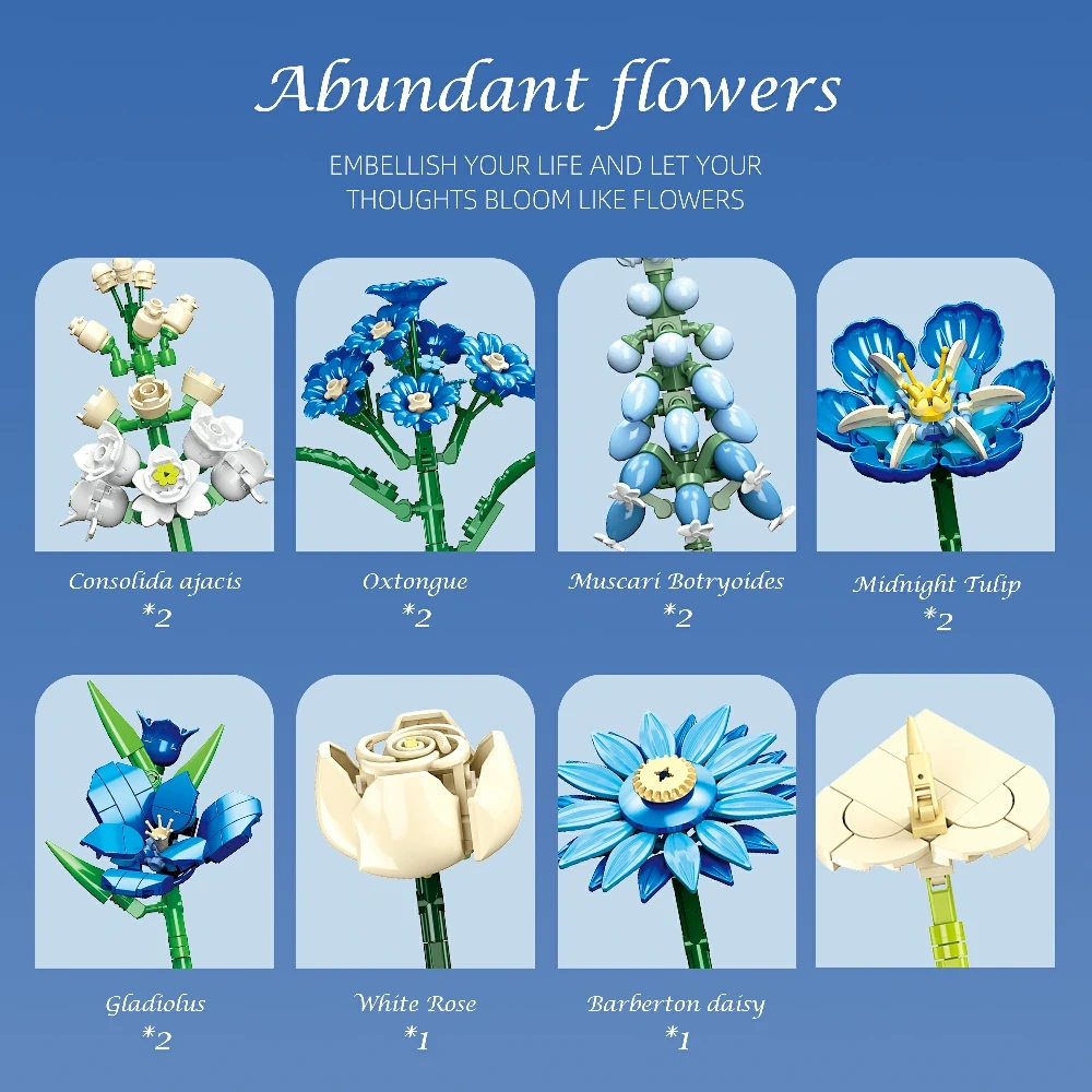 JIESTAR JJ9240 Midnight Tulip Creator Expert