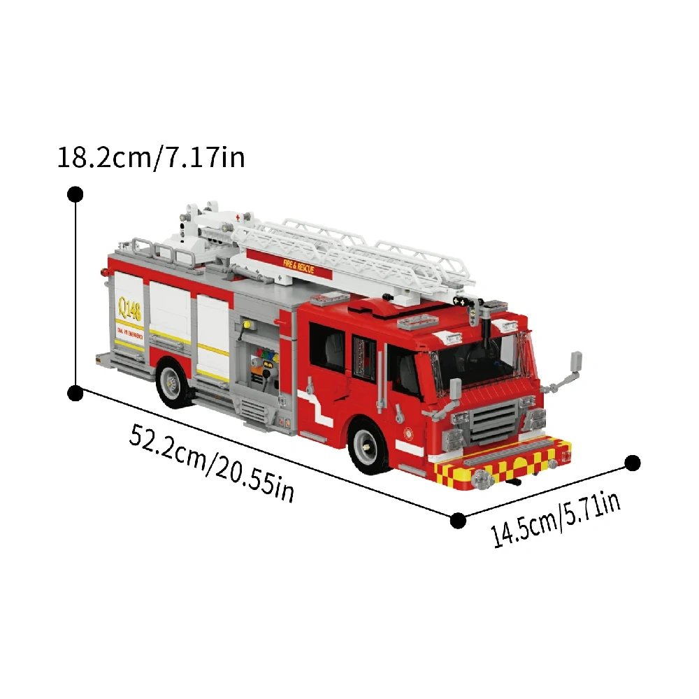 Xbert 66148 US Firetruck Elevated Water Towers Technic