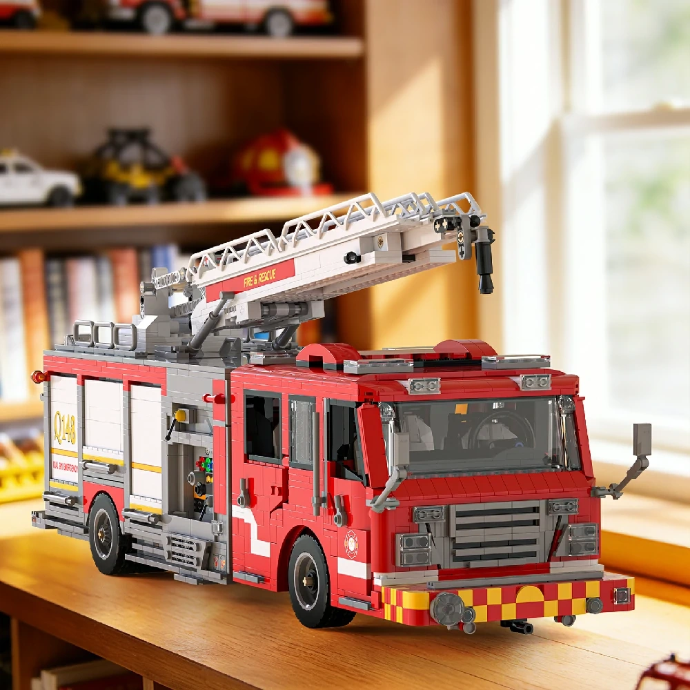 Xbert 66148 US Firetruck Elevated Water Towers Technic