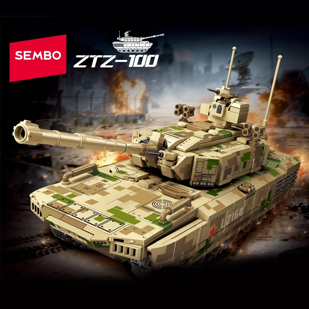 SEMBO 203273 ZTZ-100 Main Battle Tank Military