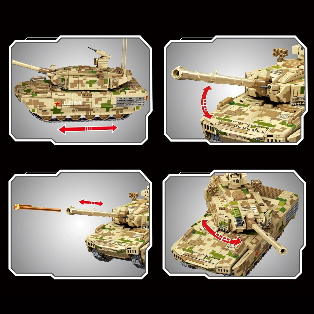 SEMBO 203273 ZTZ-100 Main Battle Tank Military